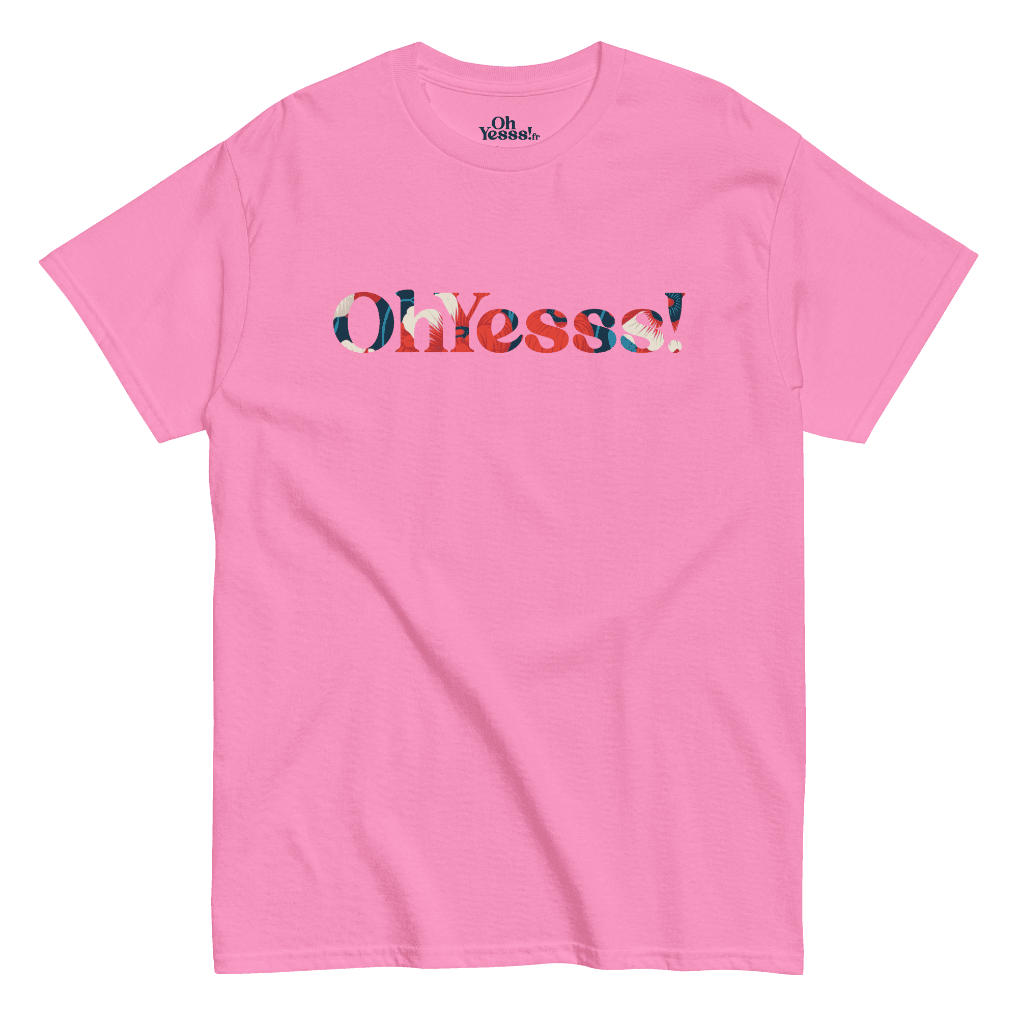 T-shirt femme rose OhYesss - Floral Édition – Image 4