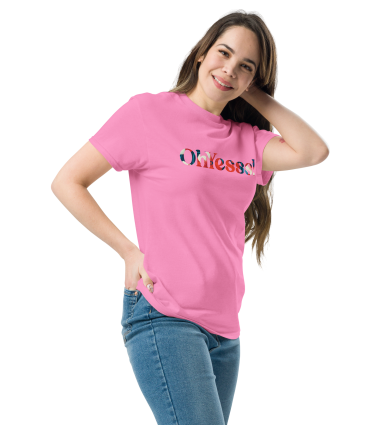 T-shirt Femme Rose OhYesss – Floral Edition