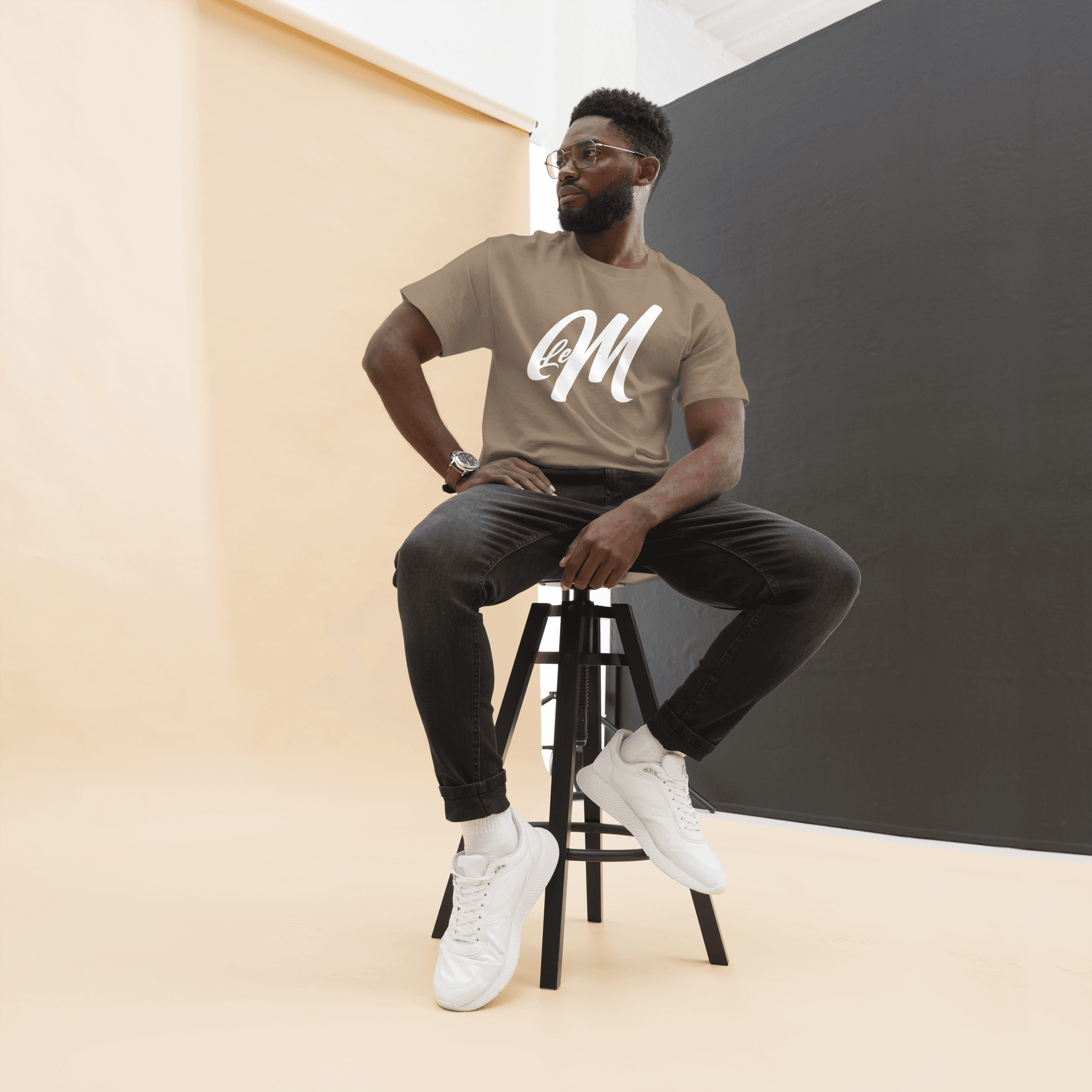 T-shirt "Le M." Military – Image 15