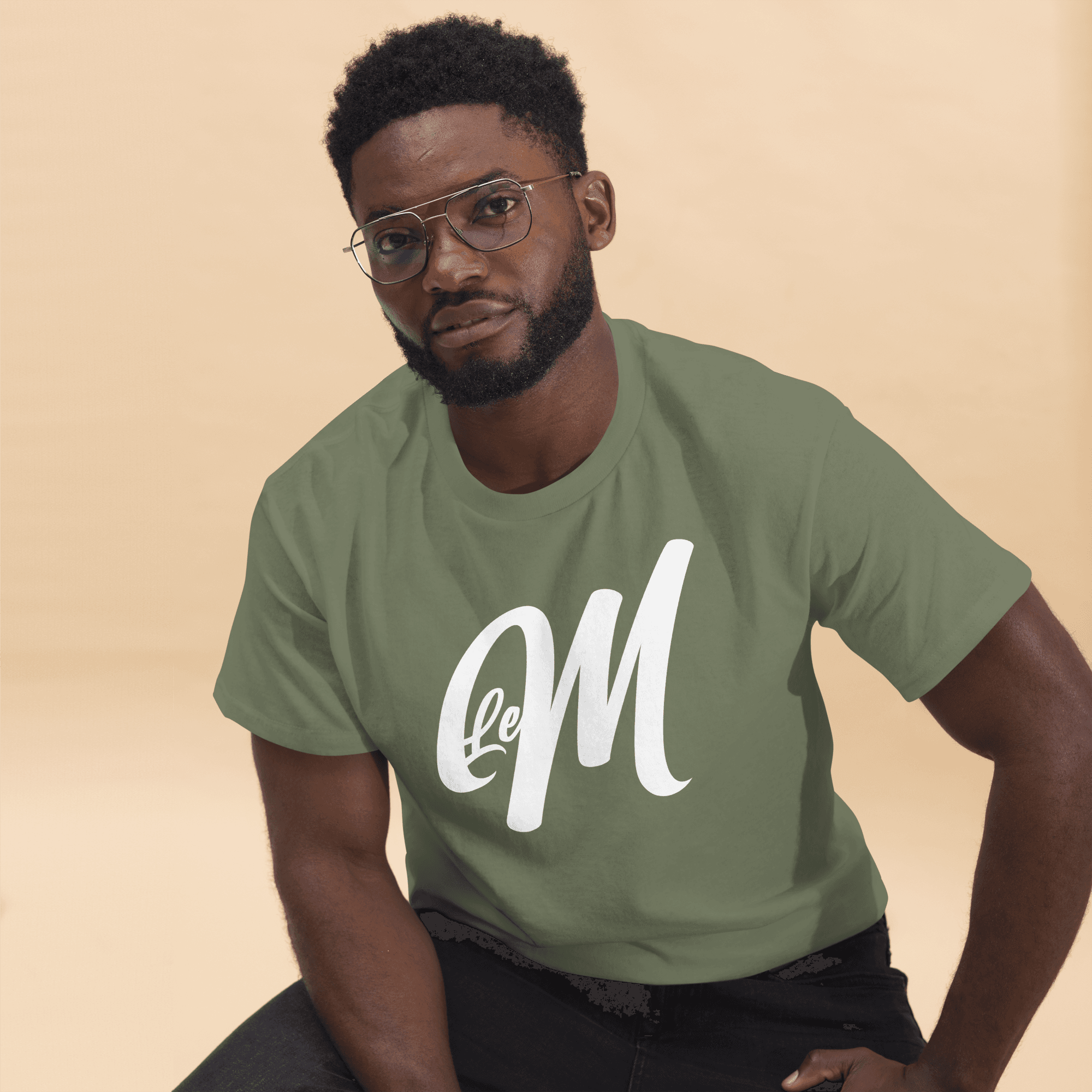 T-shirt "Le M." Military – Image 14