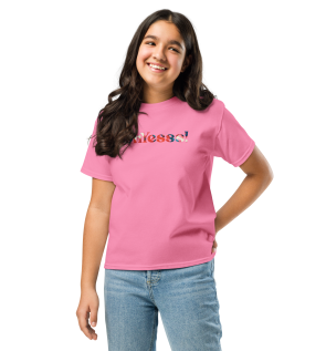 T-shirt enfant rose OhYesss! – Floral Édition