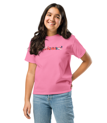 T-shirt enfant rose OhYesss! – Floral Édition