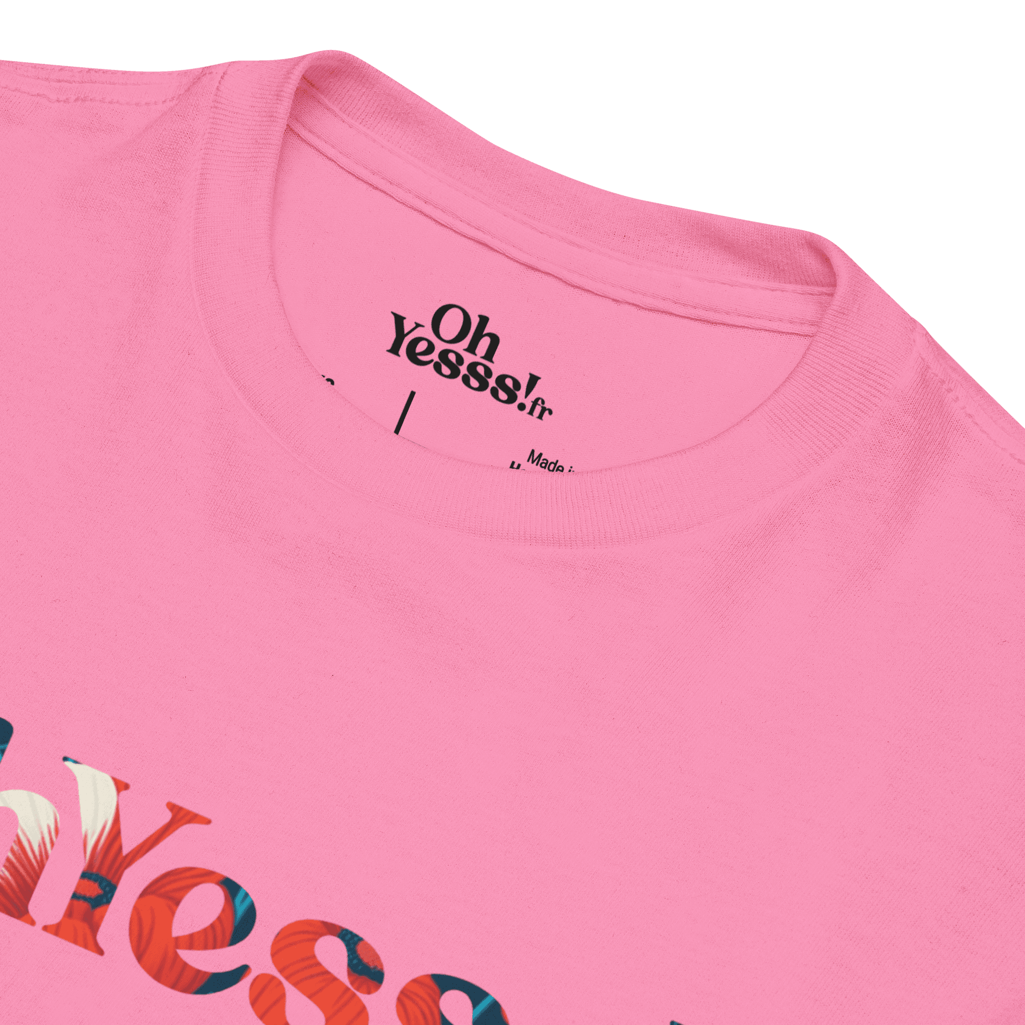 T-shirt enfant rose OhYesss! – Floral Édition – Image 4